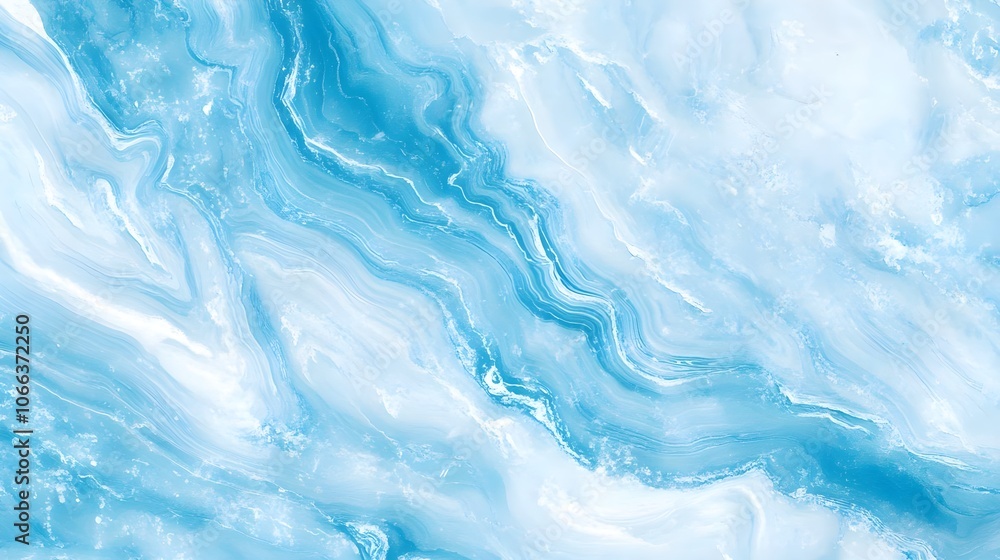 Abstract Blue Marble Texture