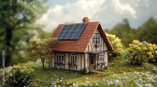 Wallpaper Mural Einfamilienhaus 18 mit Solardach Torontodigital.ca