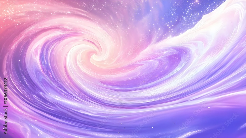Obraz premium Abstract Swirling Galaxy Background
