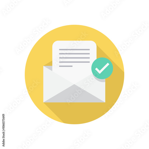 Email sent user interface desktop icon