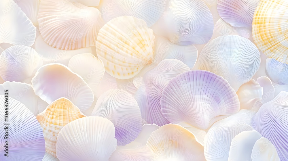 Seashells Pattern Background Seashells Pattern Background