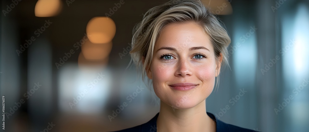 Digital HUD Interface with Glowing Finance and Business Icons Under Woman s Finger in Educational Technology Setting Digital HUD Interface with Glowing Finance and Business Icons Under Woman s Finger in Educational Technology Setting
