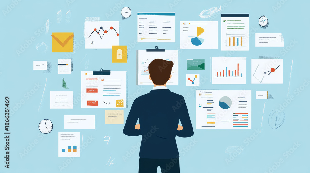 The project manager is using agile methods like Kanban and Scrum to manage tasks. The project manager is using agile methods like Kanban and Scrum to manage tasks.