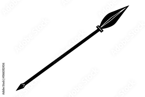 Spear | isolated vector illustration on white background