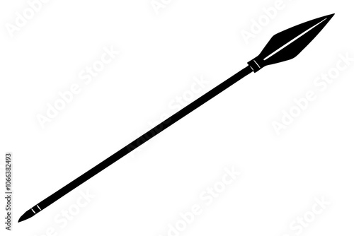 Spear | isolated vector illustration on white background