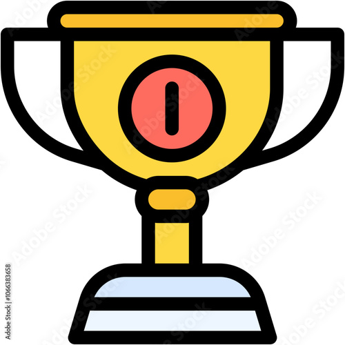 Trophy, Achievement, Champion, Cup, Award, Goal Icon