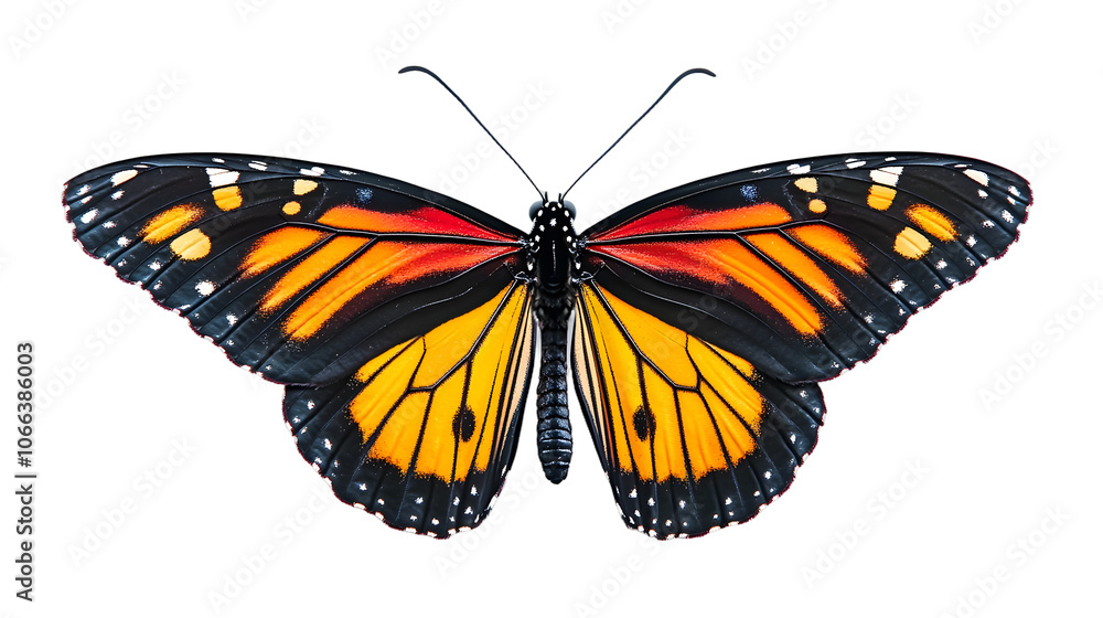 Fototapeta premium Butterfly monarch isolated
