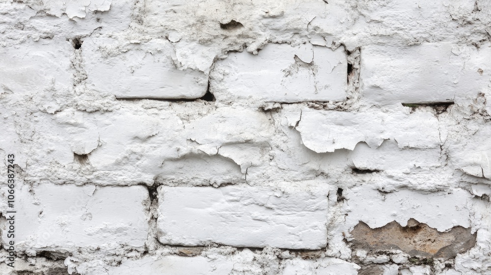 White and gray weathered brick wall texture featuring rustic masonry and stonework elements perfect for backgrounds or banners White and gray weathered brick wall texture featuring rustic masonry and stonework elements perfect for backgrounds or banners