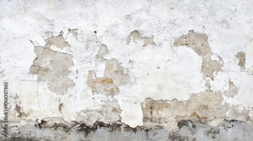 White plaster texture on a concrete wall background