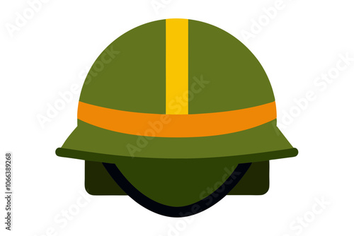 Soldier Helmet | isolated vector illustration on white background