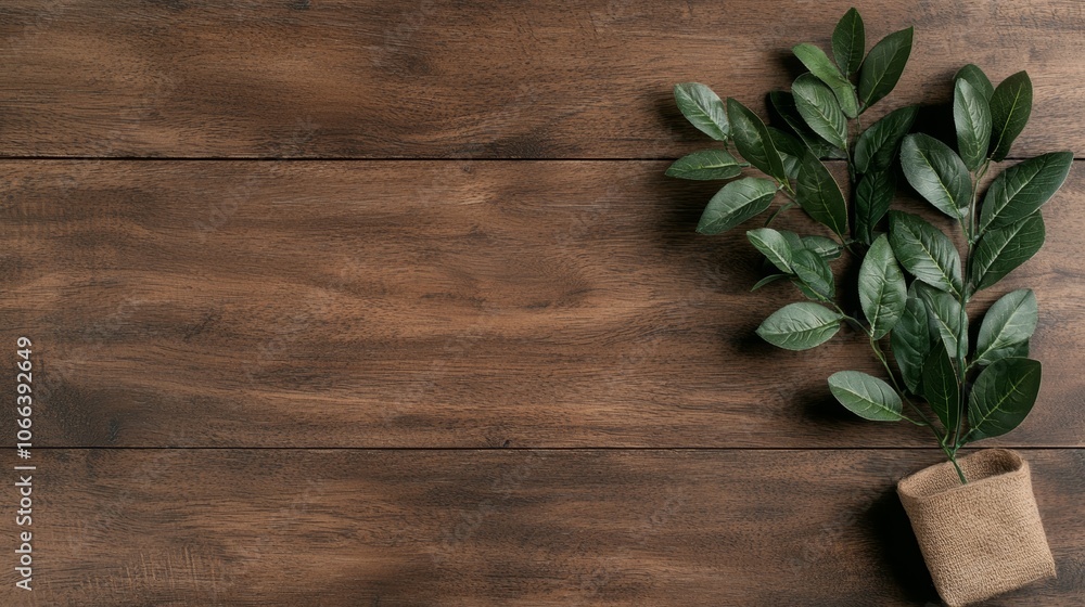 Elegant Leafy Plant Decoration for Event Backdrop Elegant Leafy Plant Decoration for Event Backdrop