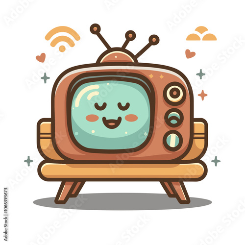 retro tv set