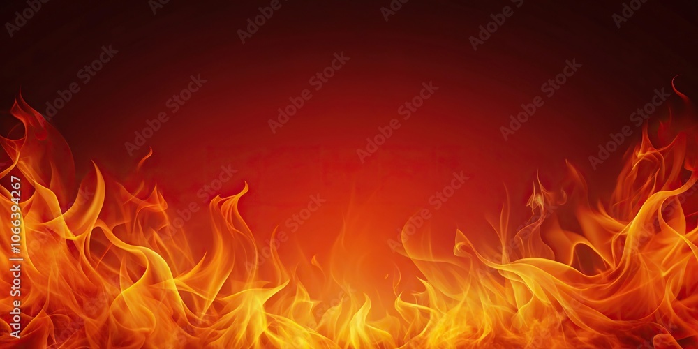 Fototapeta premium Abstract fire colored background created with minimalist design