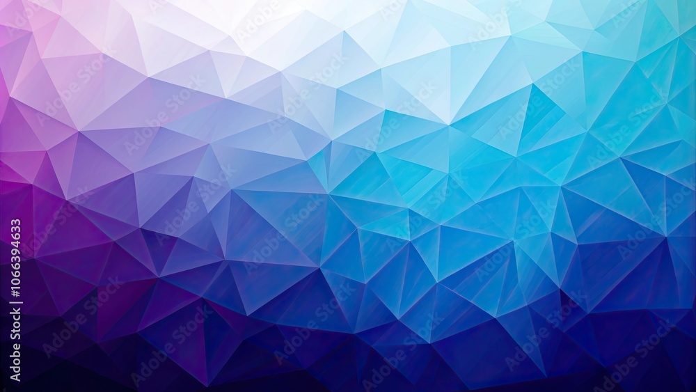 Obraz premium Blue and violet gradient abstract low poly style graphic background, abstract, low poly, geometric, design, pattern