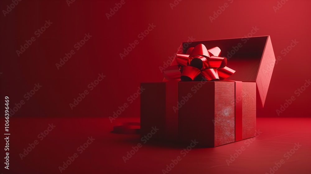 All Red Gift Box Concepts, Blank Opening Gift Box Product
All Red Gift Box Concepts, Blank Opening Gift Box Product