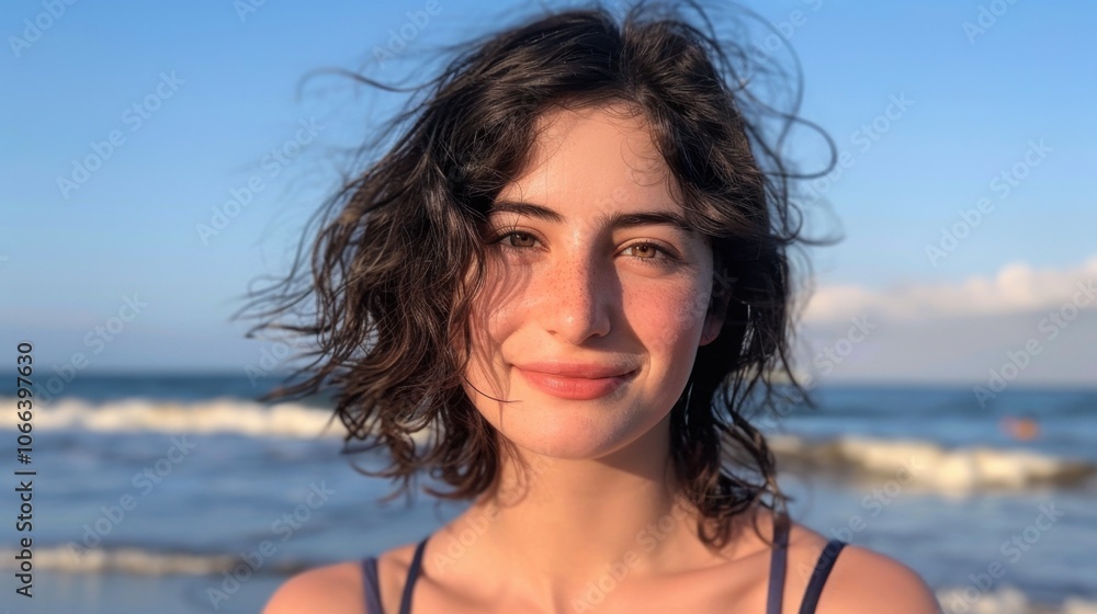 Beachy Waves: Embracing a sunny day at the beach, a woman’s hair flows in natural waves, highlighting the joyful and carefree beauty of summer.
Beachy Waves: Embracing a sunny day at the beach, a woman’s hair flows in natural waves, highlighting the joyful and carefree beauty of summer.