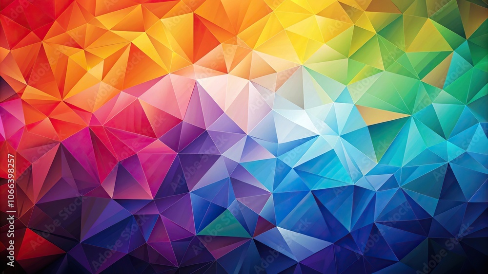 Abstract geometric backgrounds full color polygon background