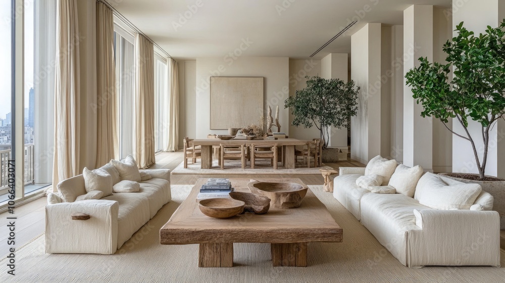 Cozy and Bright Natural Themed Condo Room Interior Cozy and Bright Natural Themed Condo Room Interior