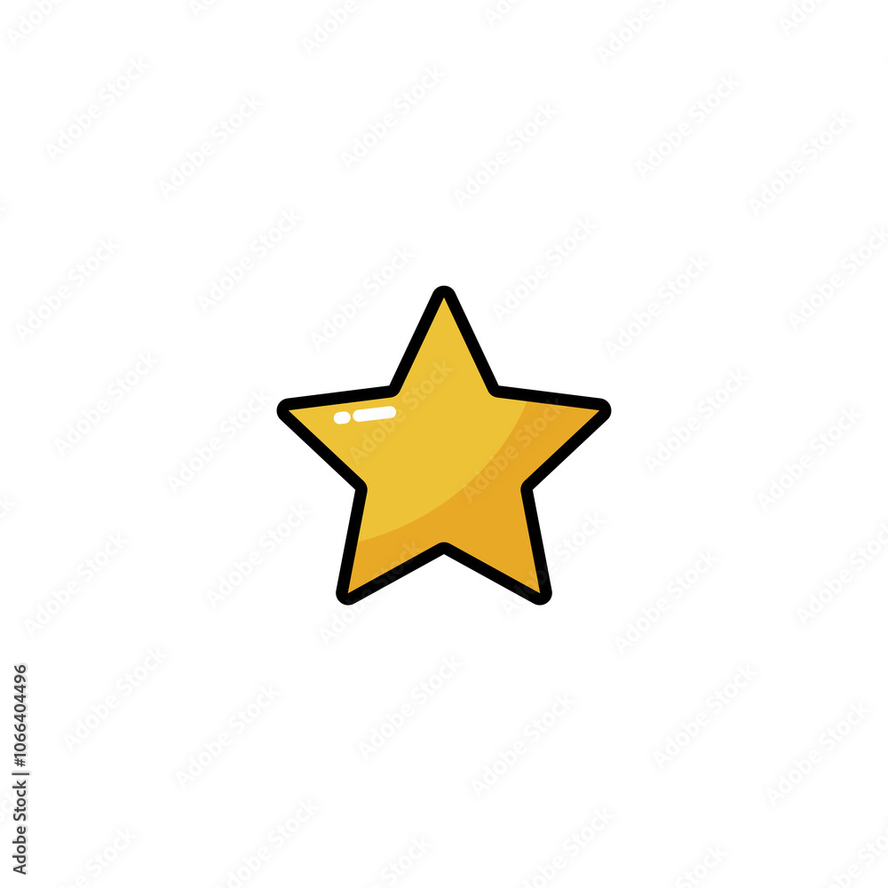Fototapeta premium Yellow Star.eps