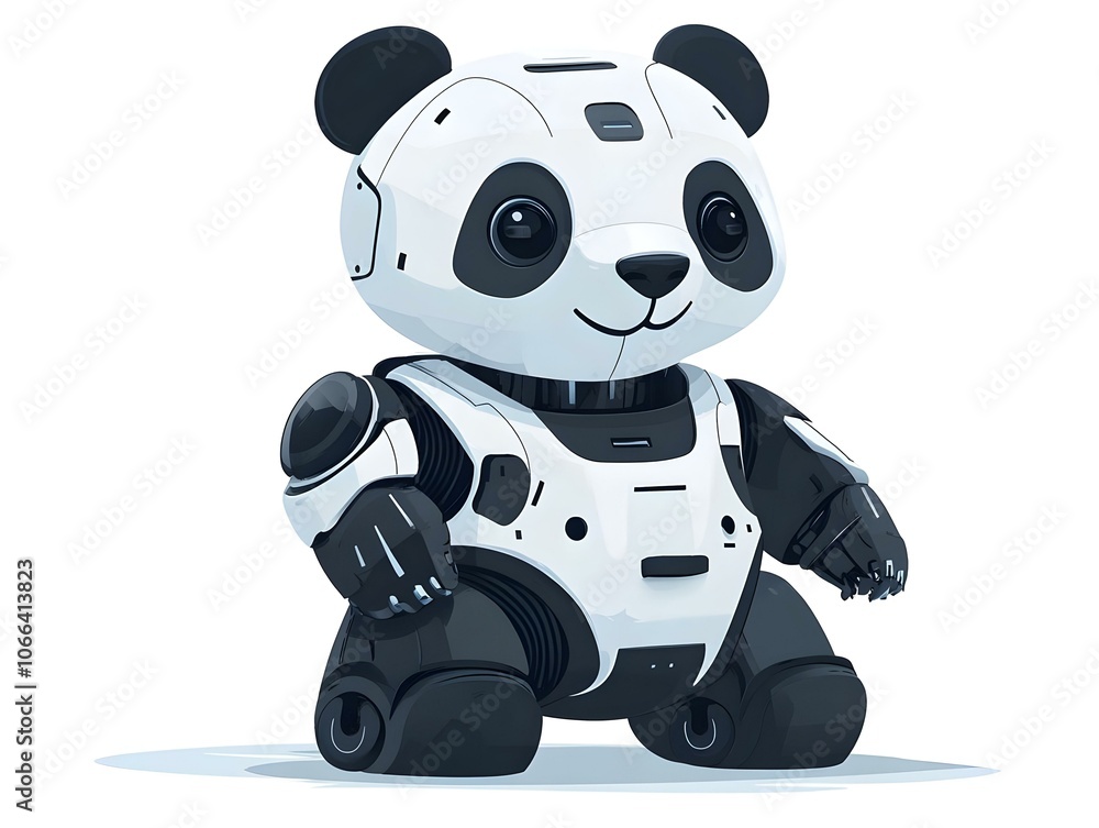 Therapy Robot Panda Emotions Macro Shot Responsive Features Empathetic Interaction Futuristic Pet Therapy Simple Flat Vector Illustration for Smart Business Tone Therapy Robot Panda Emotions Macro Shot Responsive Features Empathetic Interaction Futuristic Pet Therapy Simple Flat Vector Illustration for Smart Business Tone