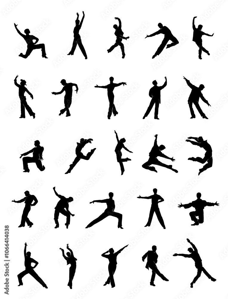 The dancing silhouette: A collection of images celebrating the artistry and athleticism of a male dancer. The dancing silhouette: A collection of images celebrating the artistry and athleticism of a male dancer.