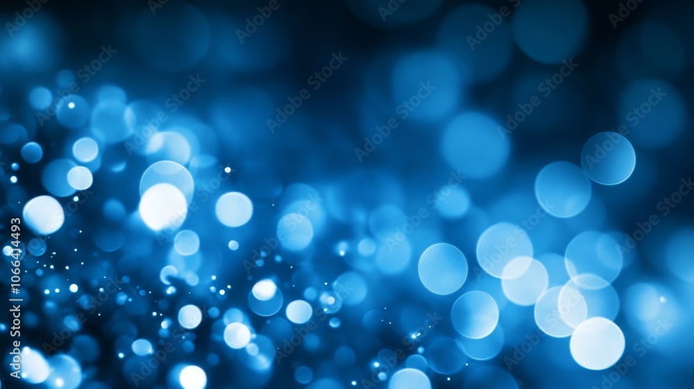 A vibrant blue abstract background with soft bokeh light creating a dreamy effect. A vibrant blue abstract background with soft bokeh light creating a dreamy effect.