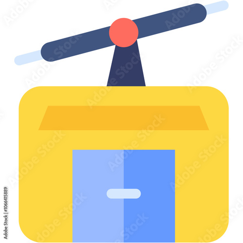 Cabin, Cable Car Cabin, Ski Resort, Transportation, Transport Icon