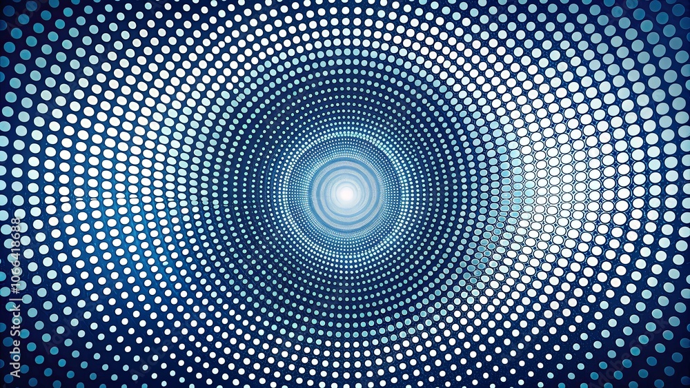 Abstract Swirling Pattern of Concentric Circles with Gradual Color Transition and a Central Glowing Core Abstract Swirling Pattern of Concentric Circles with Gradual Color Transition and a Central Glowing Core