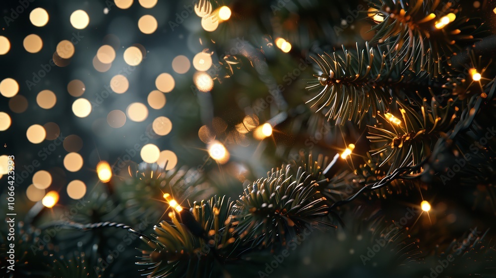 custom made wallpaper toronto digitalChristmas and New Year Background with Fir Branches

