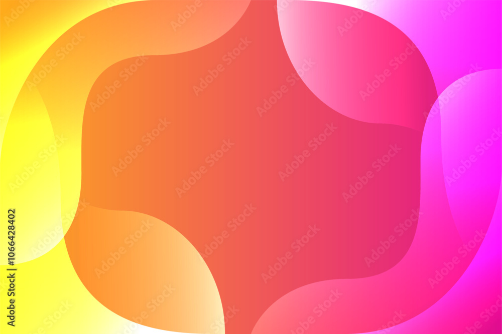 Pink And Yellow Abstract Background Style