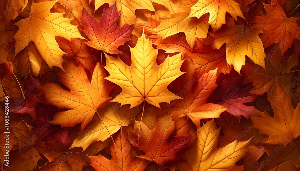 A stunning image of autumn leaves, capturing their vibrant colors as they blanket the ground in warm, rich shades of red, orange, and gold. A stunning image of autumn leaves, capturing their vibrant colors as they blanket the ground in warm, rich shades of red, orange, and gold.