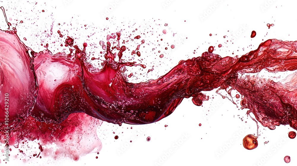 Vibrant Crimson Splash: Dynamic Liquid Art for a Sporty Interior Poster - Energize Your Space with Playful Shapes and Bubbles! Vibrant Crimson Splash: Dynamic Liquid Art for a Sporty Interior Poster - Energize Your Space with Playful Shapes and Bubbles!