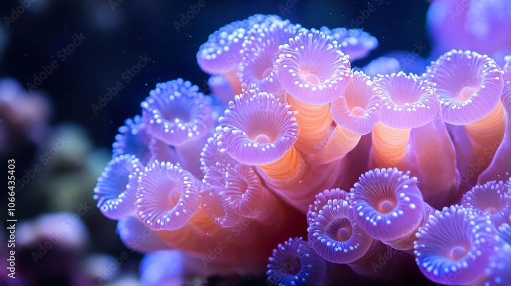 Vibrant Coral Polyps: A Close-Up Look at Underwater Beauty Vibrant Coral Polyps: A Close-Up Look at Underwater Beauty