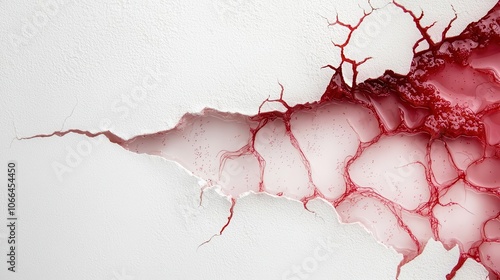 Closeup of scar tissue from infection, symbolizing longlasting health risks
