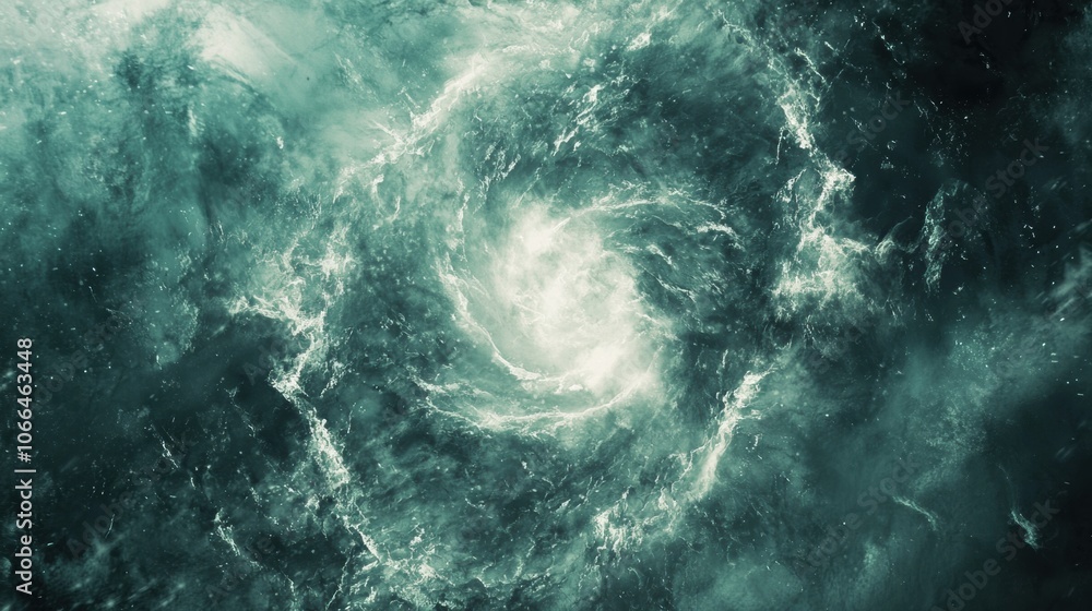 Abstract Galactic Swirl in Cosmic Night Sky Abstract Galactic Swirl in Cosmic Night Sky