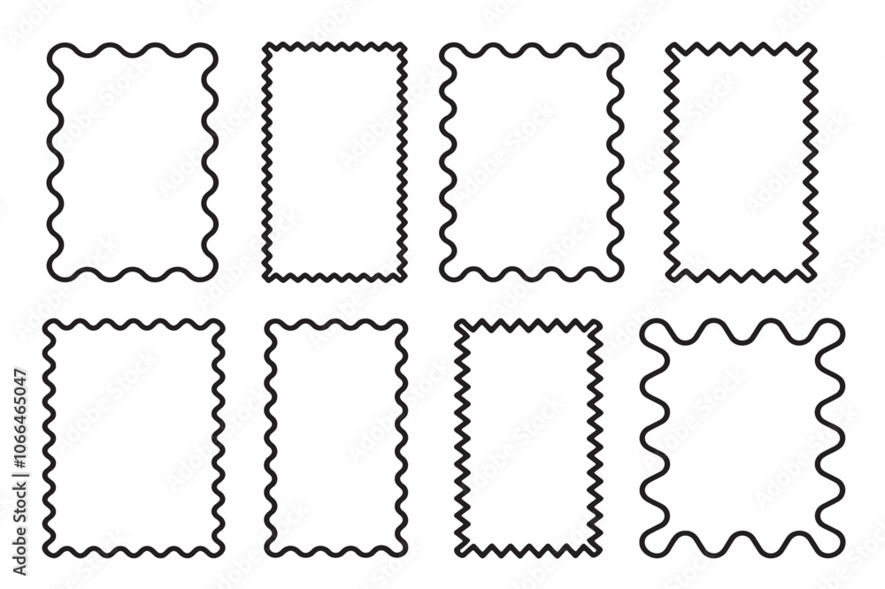 retro frames and psychedelic rectangles vector design retro frames and psychedelic rectangles vector design