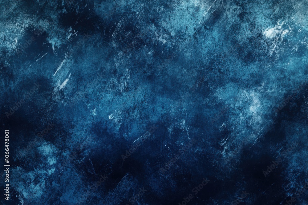 Obraz premium Deep blue artistic watercolor backdrop for banners and creative designs