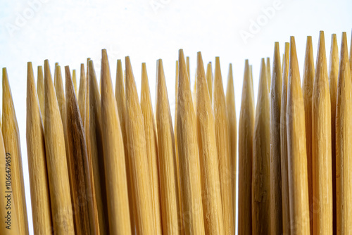 Wallpaper Mural wooden skewers close up , wooden sticks Torontodigital.ca