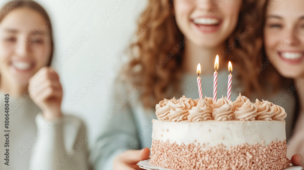 A vibrant image of the birthday person surrounded by smiling faces as they cut the cake the room filled with an infectious happiness that spreads to everyone present. A vibrant image of the birthday person surrounded by smiling faces as they cut the cake the room filled with an infectious happiness that spreads to everyone present.