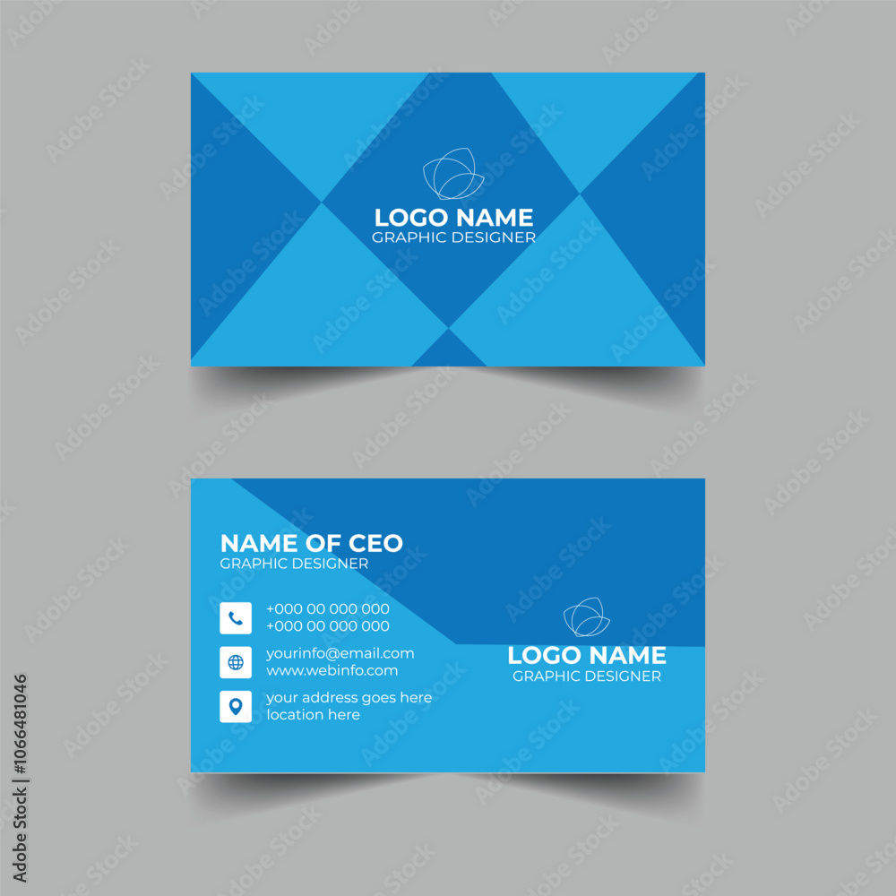 Modern Creative Corporate Business Card Design Modern Creative Corporate Business Card Design