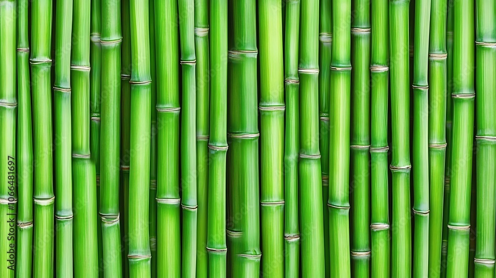 A Close-Up View of a Green Bamboo Forest A Close-Up View of a Green Bamboo Forest