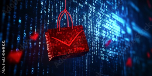 Screenshot of Phishing Email Deceptive message imitating a trusted entity, aiming to steal passwords and credit card details.