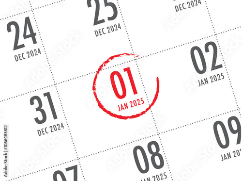 2025 Closeup Calendar