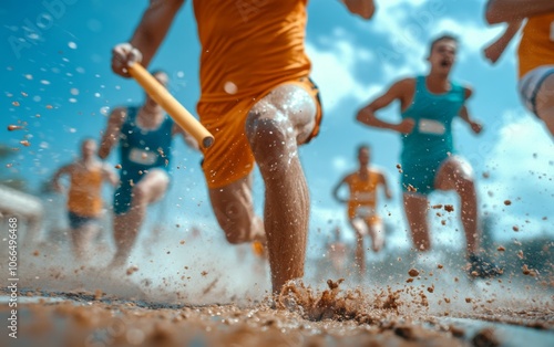 Relay Race in Action