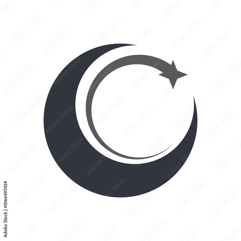 Moon Logo Template Icon Moon Logo Template Icon