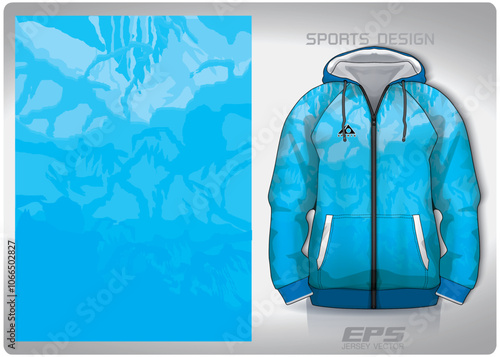 Vector sports hoodie background image.light dark blue crack pattern design, illustration, textile background for sports long sleeve hoodie,jersey hoodie