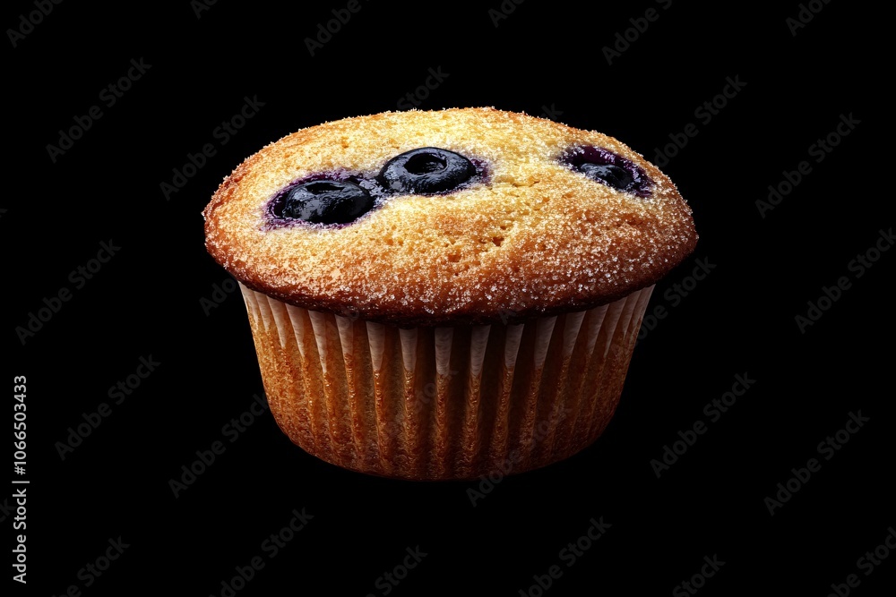 Close-up of a Delicious Blueberry Muffin, a Sweet and Scrumptious Treat Close-up of a Delicious Blueberry Muffin, a Sweet and Scrumptious Treat