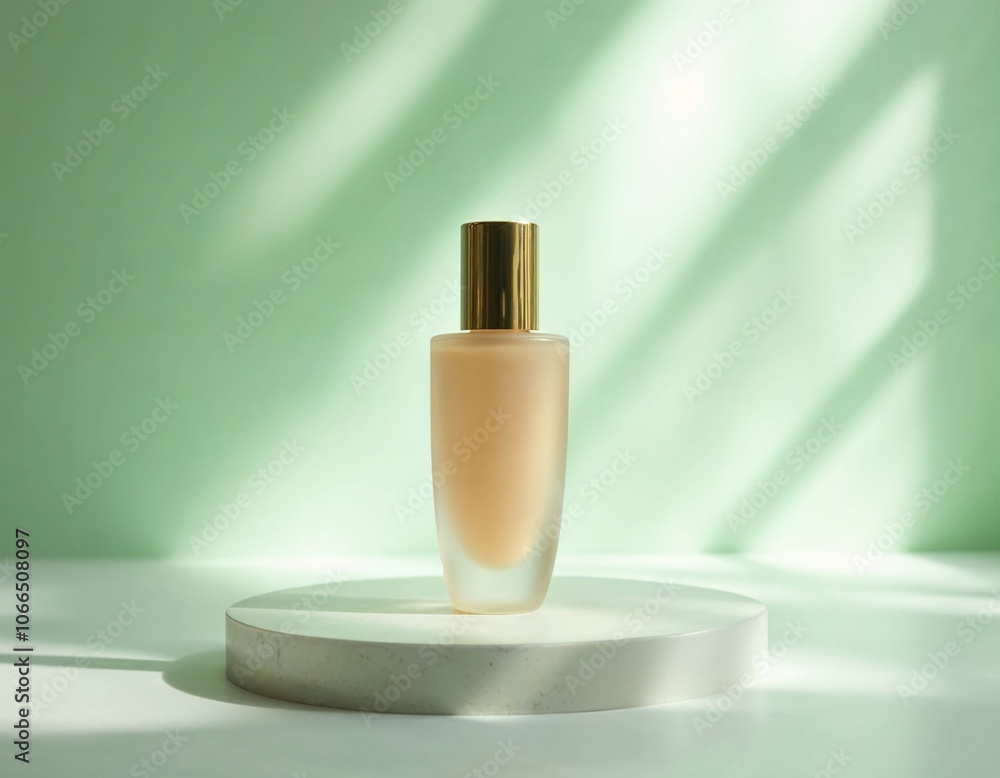 a photo of cosmetic bottle with background for advertisement a photo of cosmetic bottle with background for advertisement