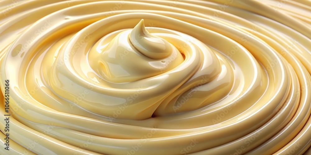 Close-Up of Mayonnaise Cream Texture 3D Render with Smooth Swirls, Perfect for Culinary Art, Food Photography, and Recipe Inspirations Close-Up of Mayonnaise Cream Texture 3D Render with Smooth Swirls, Perfect for Culinary Art, Food Photography, and Recipe Inspirations