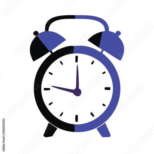 vintage-style alarm clocks vector illustration for creative timekeeping designs